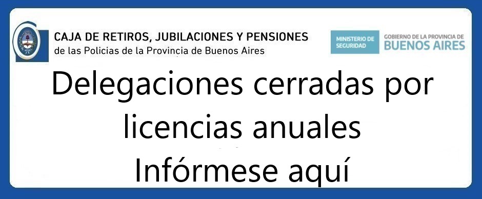 Delegaciones cerradas