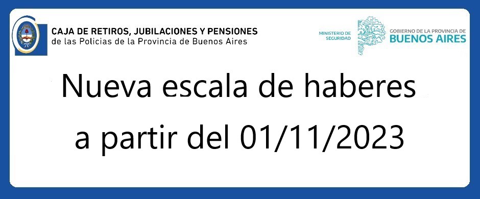 Aumento de haberes Noviembre 2023
