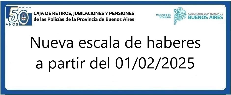 Nueva escala salarial febrero 2025