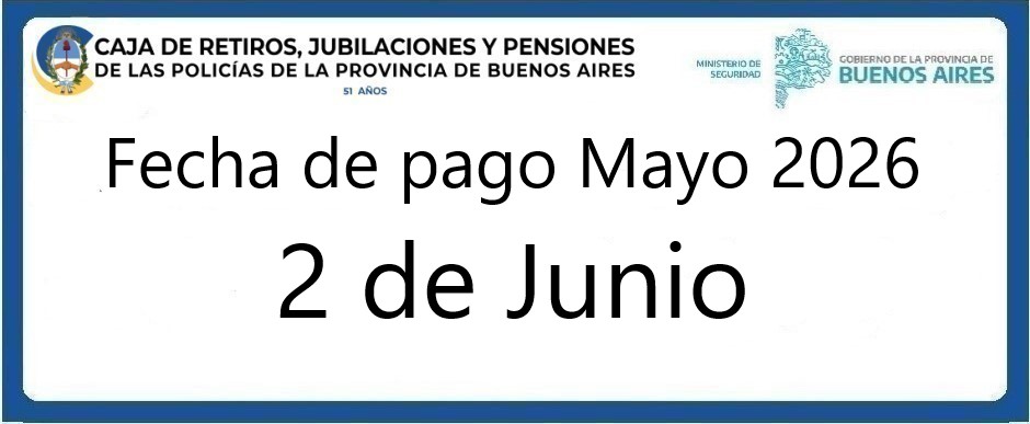 Fecha de pago mayo 2026